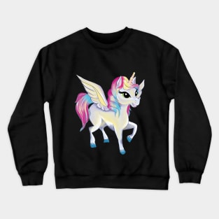 A rainbow unicorn! Crewneck Sweatshirt